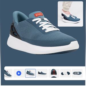Blue BRAND NEW KIZIK SHOES slip on - ATHENS